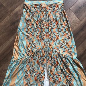 3/$15 High Waisted Boho Maxi Skirt!